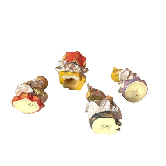 Vintage 1987 Fontanini Roman Simonetti Italy Choir Altar Boys Christmas Set of 4 - Picture 3 of 11